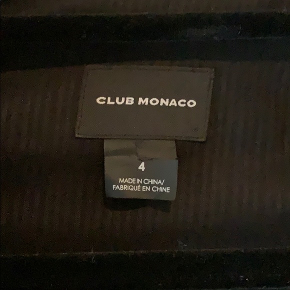 CLUB MONACO Dark Gray Ponte Blazer Size 4 - Picture 6 of 7